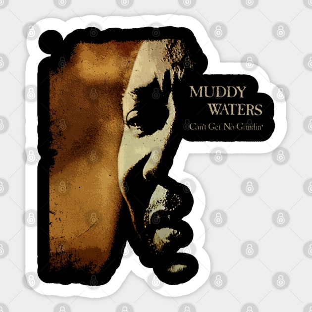 Muddy Waters On Stage Live And Electrifying Sticker by Silly Picture